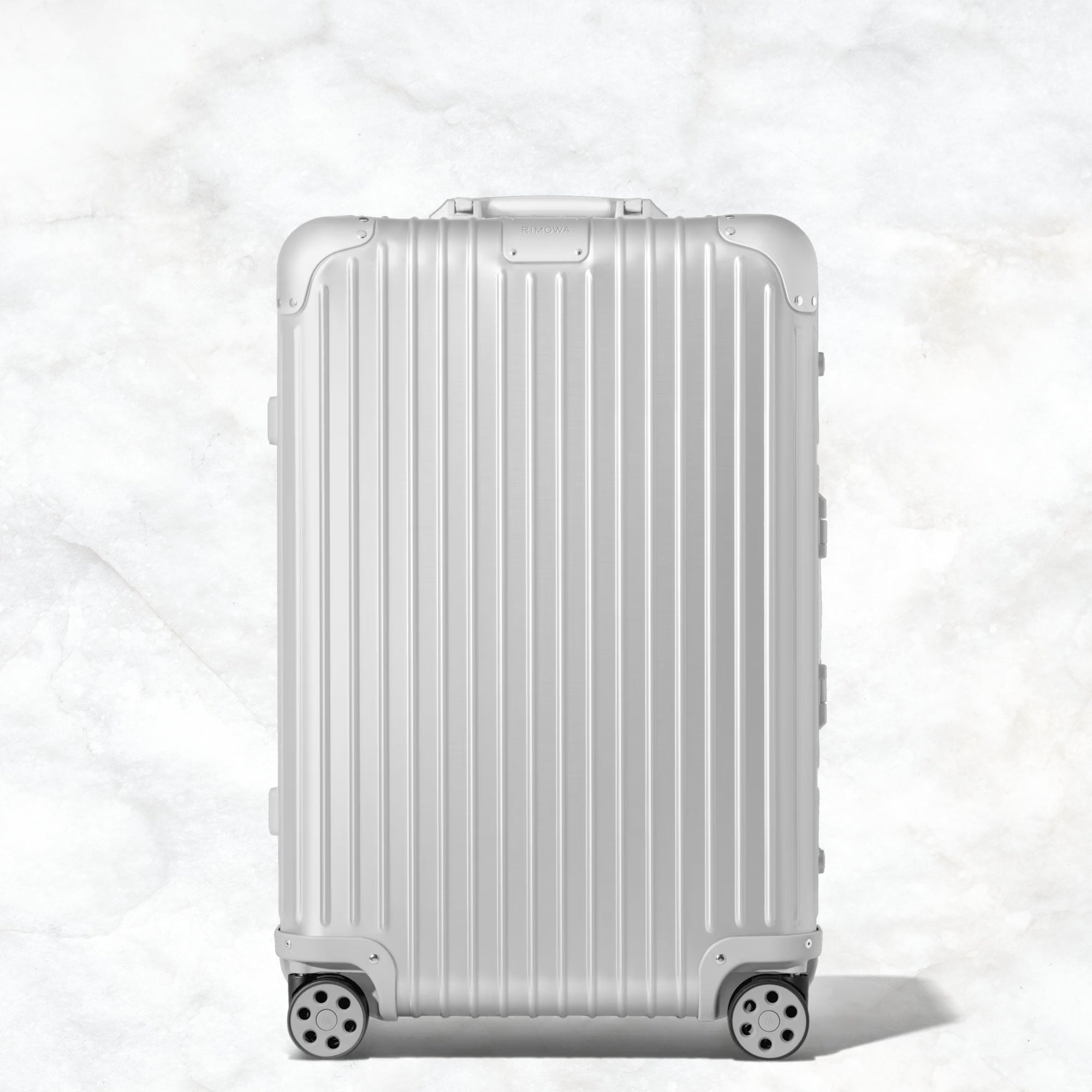 美品RIMOWA リモワ アルミニウム ビジネストローリー 4輪 高島屋購入 リモワ オリジナル 925.63.00.4 チェックインM シルバー 60リットル 4