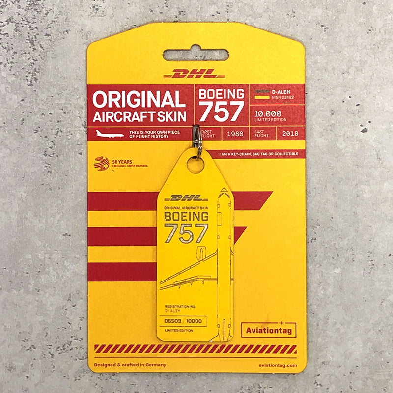 DHL50周年限定 Boeing 757 フライトタグ – リモワ(RIMOWA)専門通販