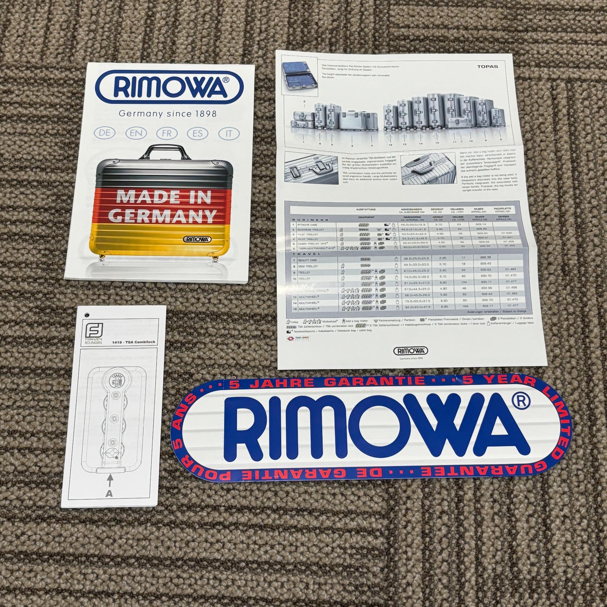 リモワ エッセンシャル(サルサ) 871.77-14 107リットル 中古美品 4輪