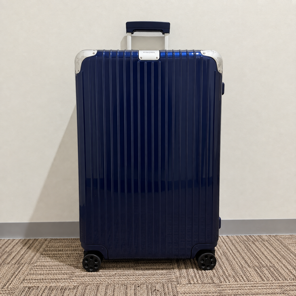 リモワ ハイブリッド 883.73.60.4-2 チェックインL マットブルー 中古美品 84L