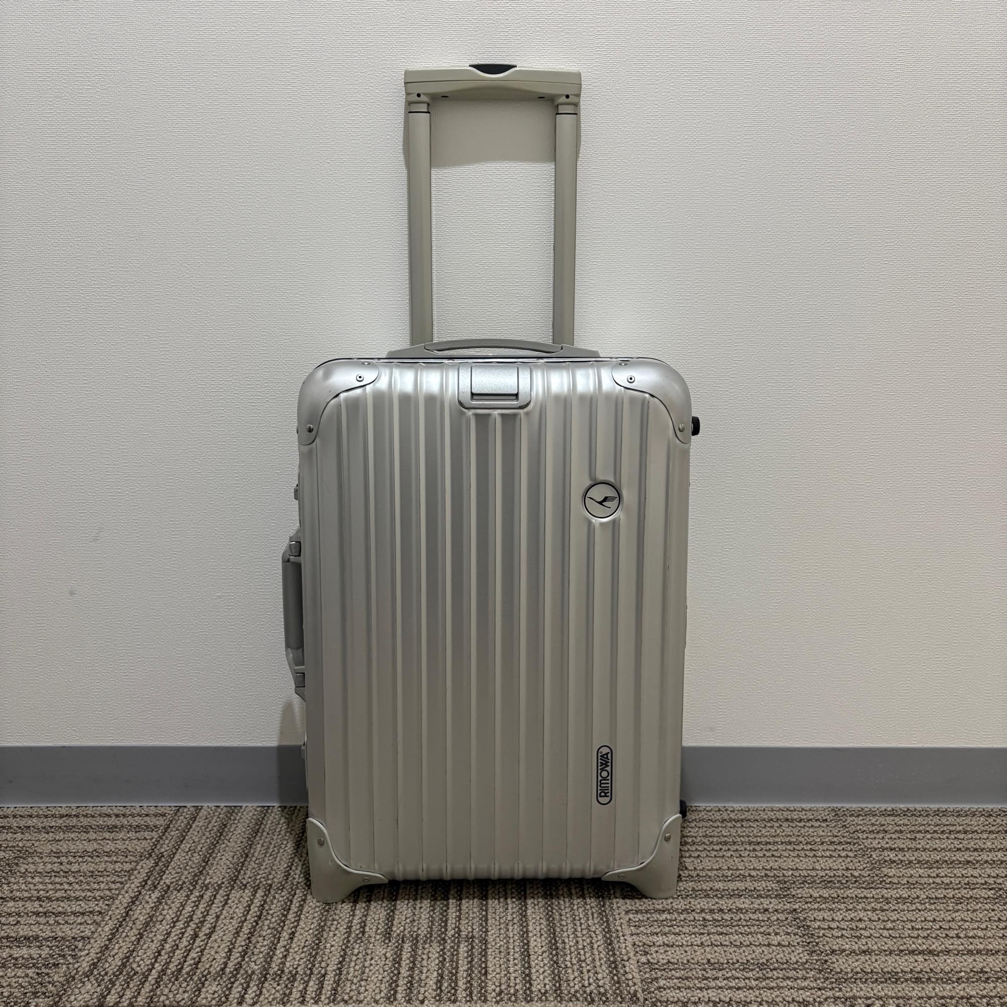 ルフトハンザ リモワ アルミニウム 919.52-2 中古美品 32リットル 2輪