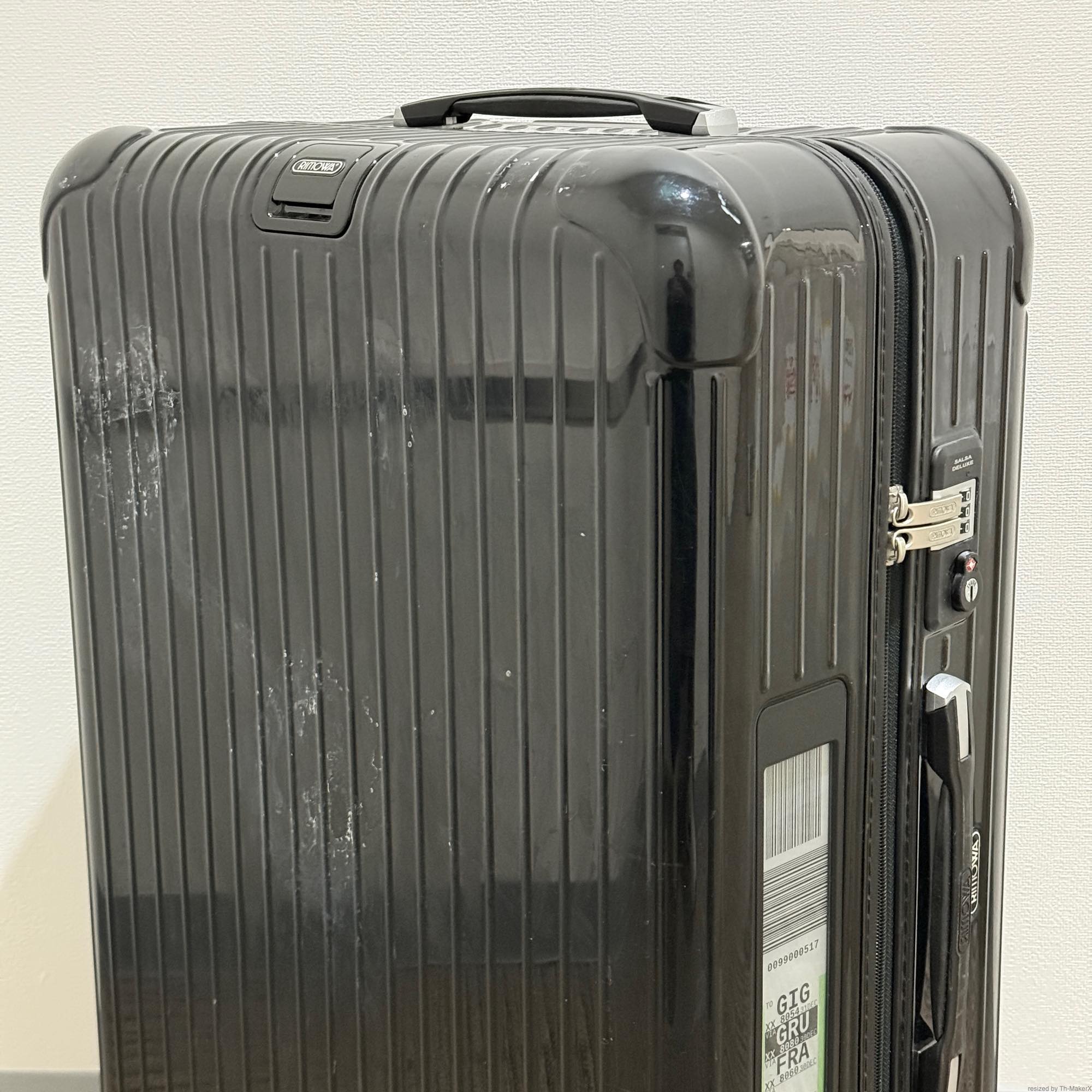リモワ サルサ デラックス 電子タグ 831.70.50.5 中古商品 78リットル 4輪