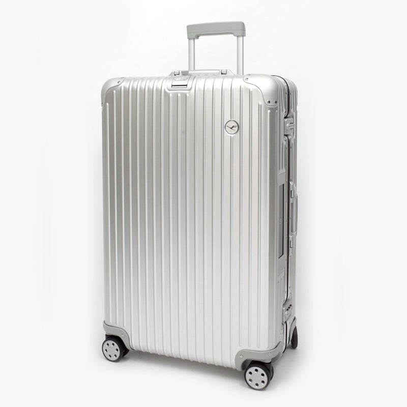 は*。様 【 美品 】RIMOWA リモワ ルフトハンザ アルミニウム 32L ルフトハンザ リモワ アルミニウム 電子タグ 1749483 84リットル 4輪