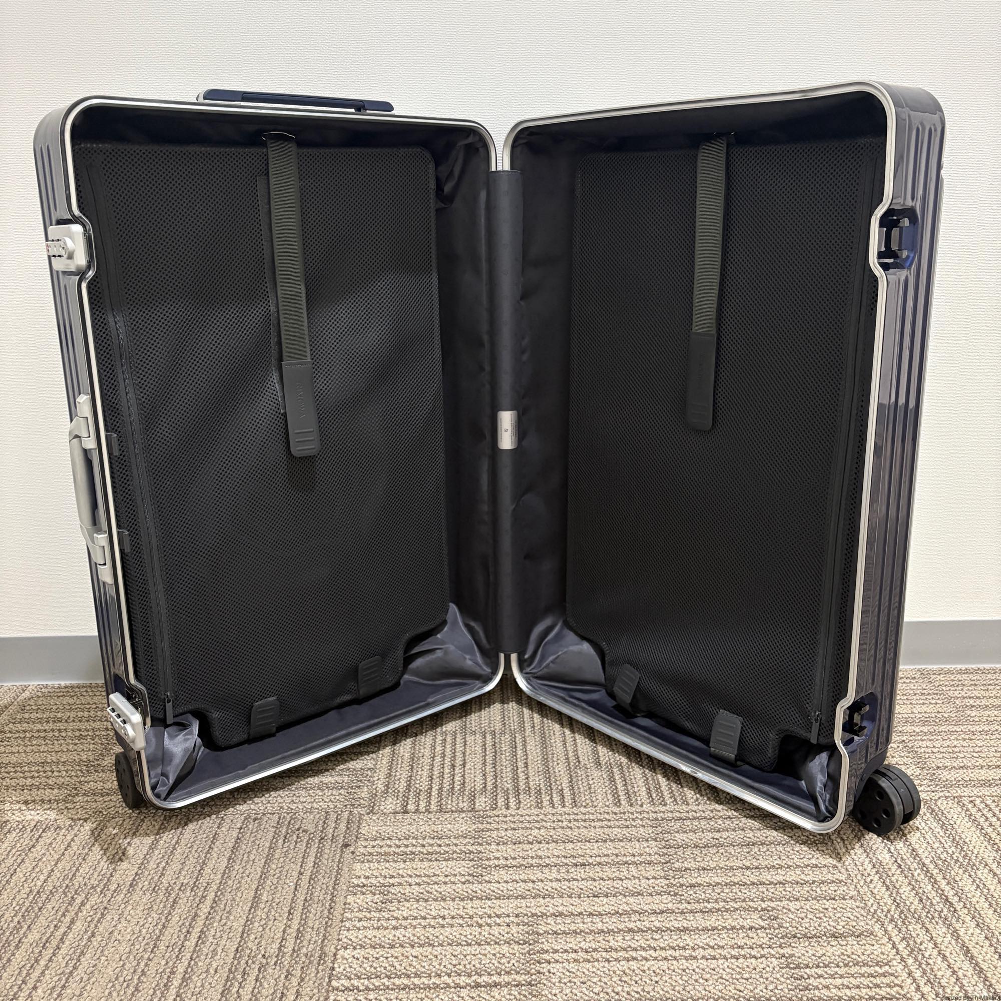 リモワ　ハイブリッド　883.73.60.4 　チェックインL　マットブルー　中古美品　84L