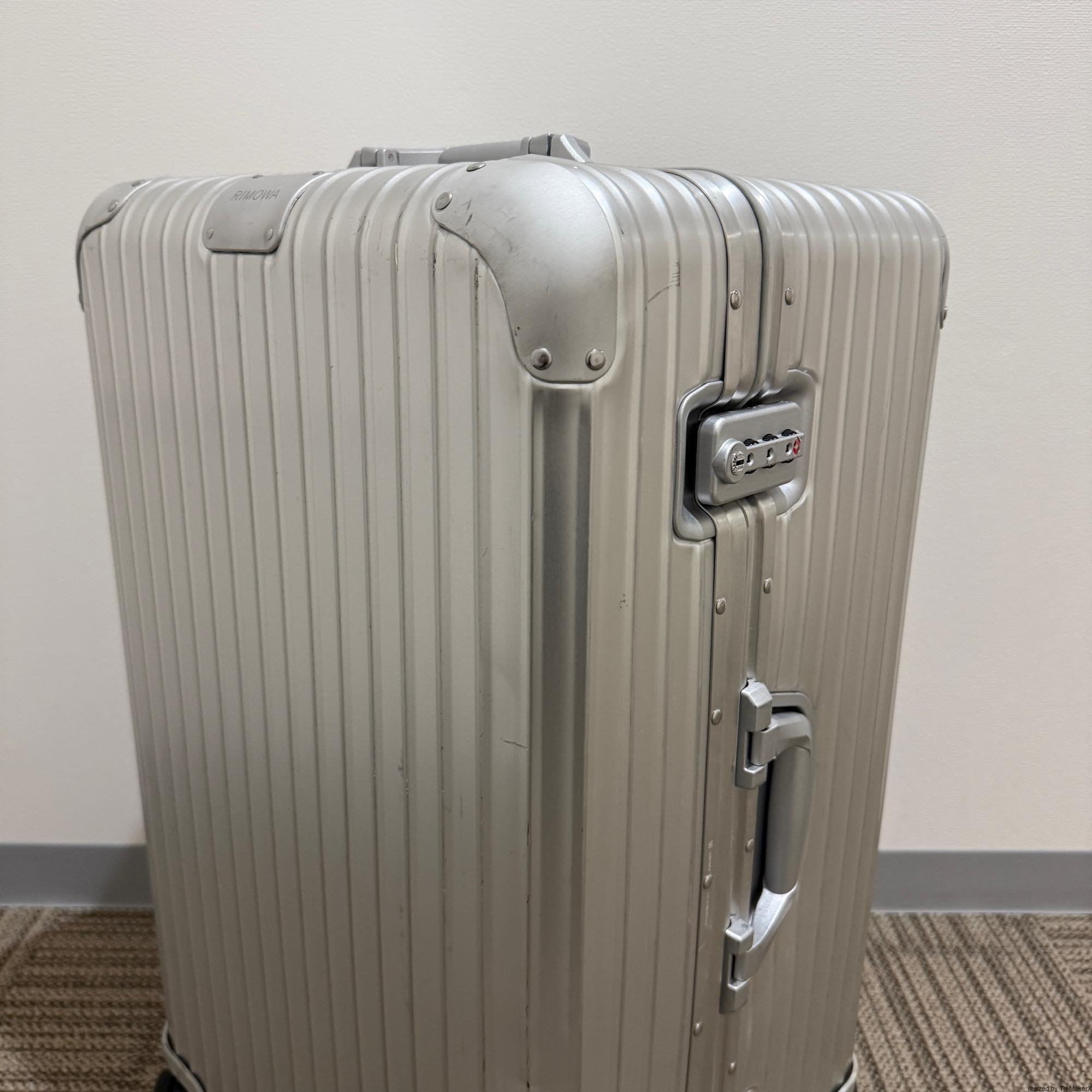 リモワ オリジナル 925.75.00.4 中古美品 トランク シルバー 90